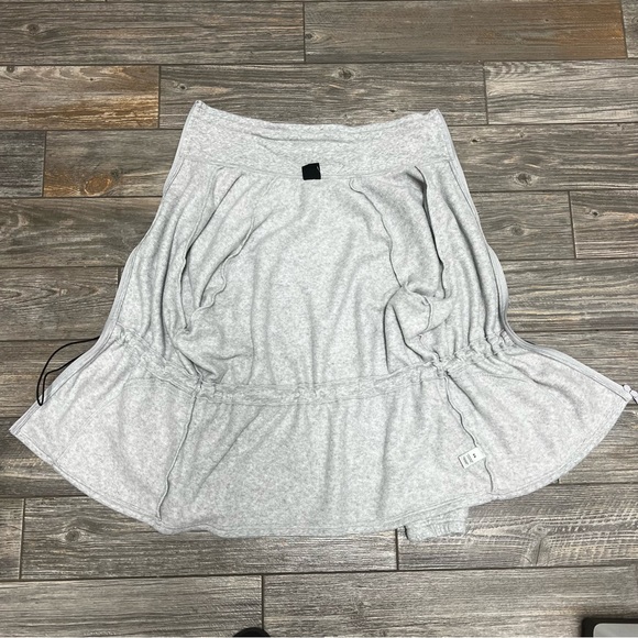 PacSun Winter Cinch Me Jacket XS Gray Soft Fleece Lined Full Zip Sweatshirt - Picture 9 of 15